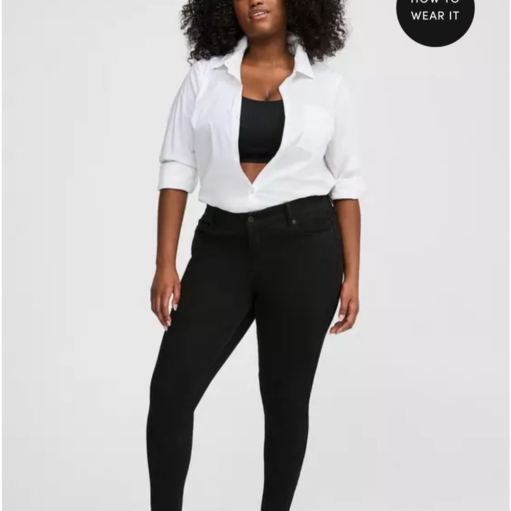 Torrid bombshell black skinny jeans